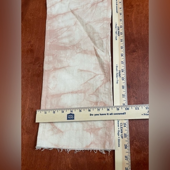 AG Jeans Alexxis Vintage High-Rise Straight Crop in Tie-Dye Mauve Orchid 32R - Picture 5 of 16